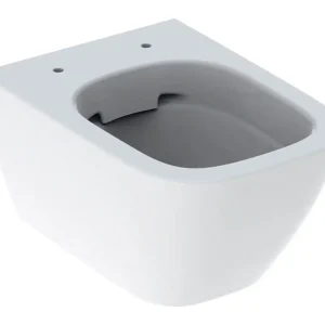Geberit Smyle Square Wand-WC Tiefspüler Rimfree verkürzte Ausladung - Weiß Top-Angebot