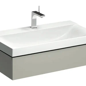 Geberit Xeno² Waschtischunterschrank 1 Schublade Beleuchtung 880 mm x 462 mm x 220 mm - Greige matt Wochenendangebot