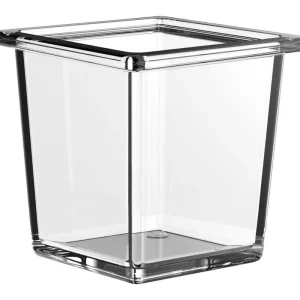 Garantierte Lieferung Emco liaison Glasschale tief für Reling 98 x 99 x 98 mm - Chrom/Klar