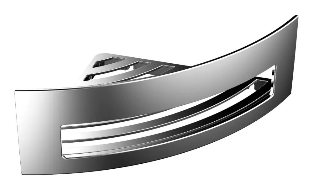 Emco system 2 Eckwandkorb 185 x 80 x 185 mm - Chrom Neue Kollektion