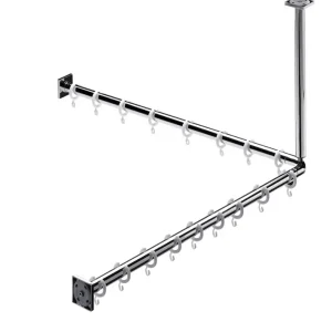 Emco system 2 Duschvorhangstangen-Set 800 mm - Chrom Nur Heute