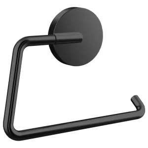 Emco round WC-Papierhalter ohne Deckel - Schwarz Expressversand