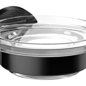 Emco round Seifenhalter - Schwarz/Klar Preisknaller