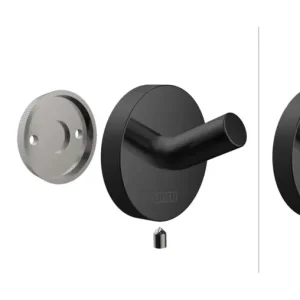 Emco round Mantelhaken 50 x 40 mm - Schwarz Preis Gesenkt