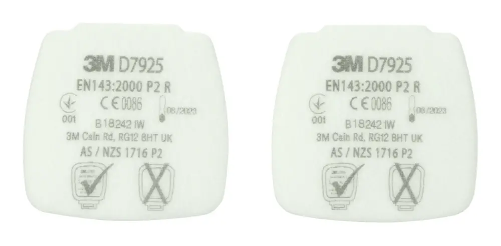 Top-Seller 3M Partikel-Einlegefilter D7925 P2 R(Verpackungseinheit: 4Stück)