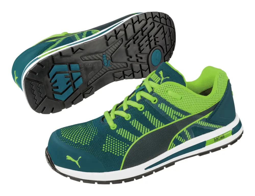Puma Safety Halbschuh Elevate Knit Green Low 643170, S1P, SRC, HRO, Größe 47(Verpackungseinheit: 1Paar) Must-Have