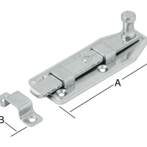 Vormann Fensterriegel gerade verzinkt 60 x 25 mm Nr. 102060Z Top-Angebot