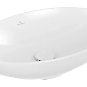 Angebot Villeroy & Boch Loop & Friends Aufsatzwaschbecken ohne Überlauf 560 x 380 x 150 mm - Weiß Alpin