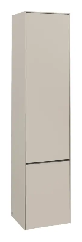 Villeroy & Boch Subway 3.0 Hochschrank 2 Türen Anschlag rechts 400 x 346 x 1710 mm - Cashmere Grey / Monochrome Optik Sofort Bestellen