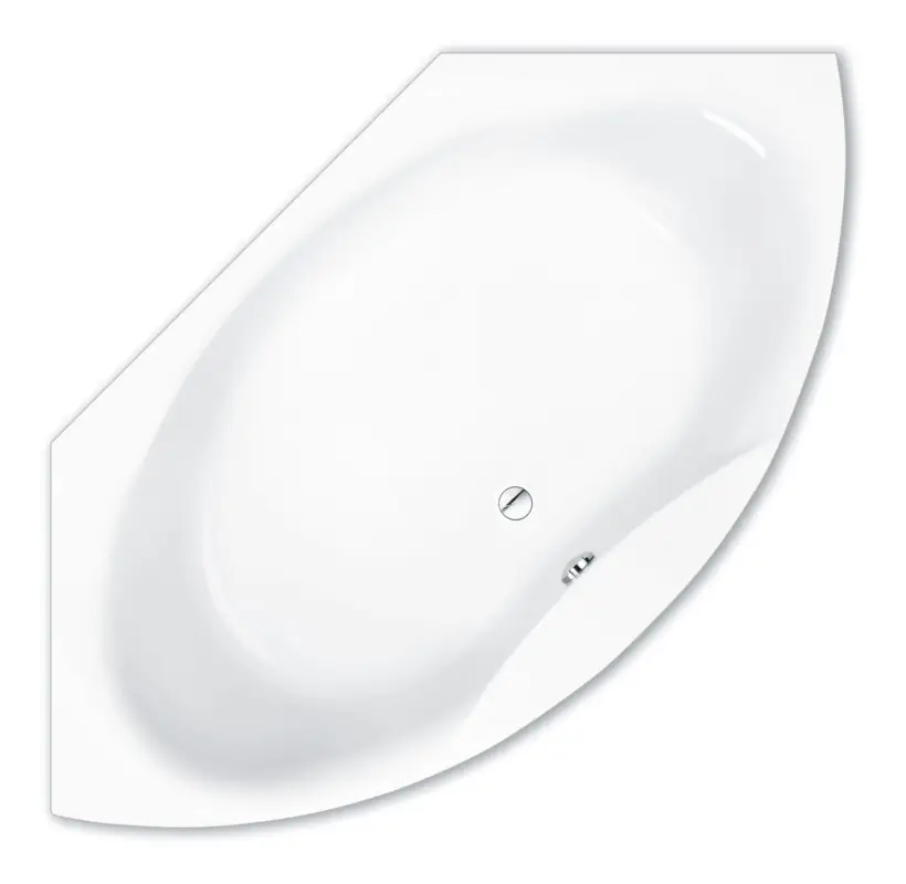 Neu Repabad Taurus OE Eckbadewanne 140 x 140 cm ohne Ecke - Weiß