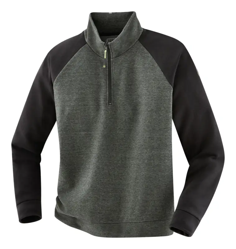 Terrax Workwear Herren Sweattroyer Größe S - Dunkelgrün/Schwarz Preis Gesenkt