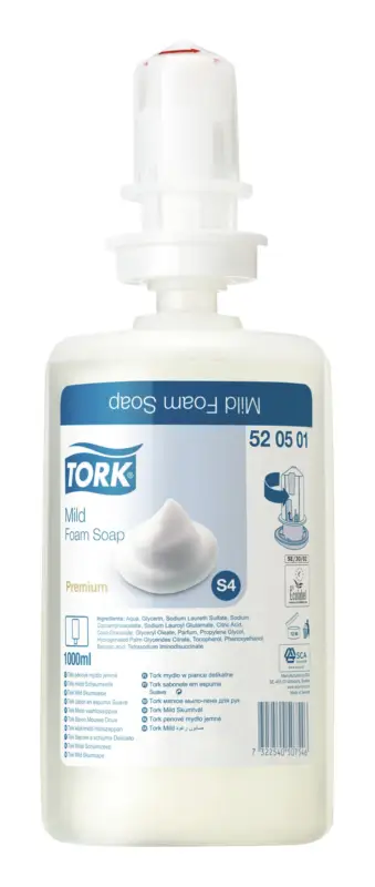 Solange Der Vorrat Reicht Tork Premium Seifenschaum 6 x 1 Liter S4 mild