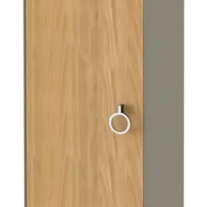 Duravit White Tulip Halbhochschrank mit 1 Tür Anschlag links mit Griff 400 x 360 x 1320 mm - Eiche Natur Matt / Steingrau Hochglanz Lack Beliebt