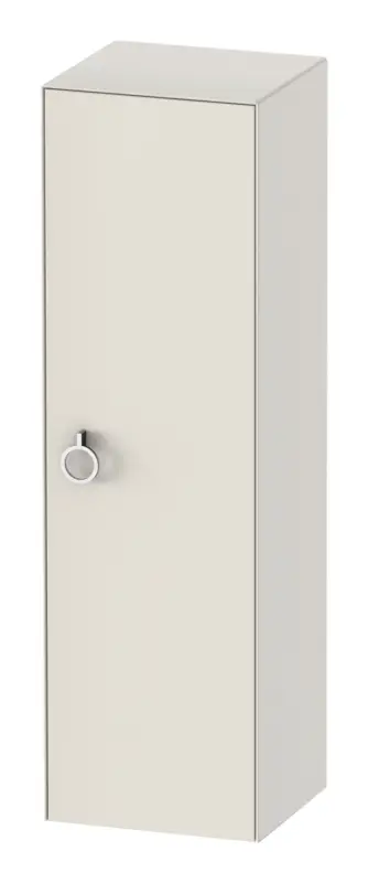 Jetzt Bestellen Duravit White Tulip Halbhochschrank mit 1 Tür Anschlag rechts mit Griff 400 x 360 x 1320 mm - Nordic Weiß Seidenmatt Lack