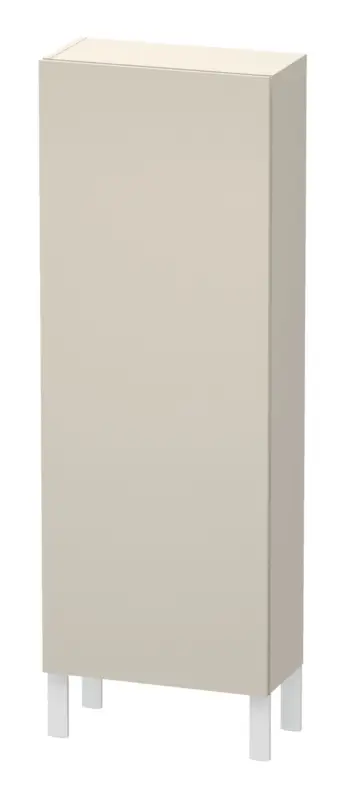 Solange Der Vorrat Reicht Duravit L-Cube Halbhochschrank mit 1 Tür Anschlag rechts 500 x 1760 x 243 mm - Taupe Matt