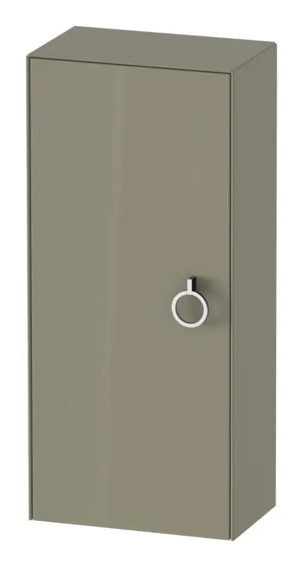 Duravit White Tulip Halbhochschrank mit 1 Tür Anschlag links mit Griff 400 x 240 x 880 mm - Steingrau Hochglanz Lack Sofort Bestellen