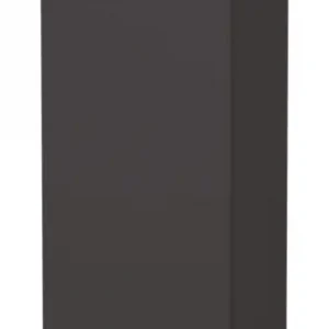 Aktuell Duravit L-Cube Halbhochschrank mit 1 Tür Anschlag rechts 400 x 1320 x 363 mm - Graphit Supermatt