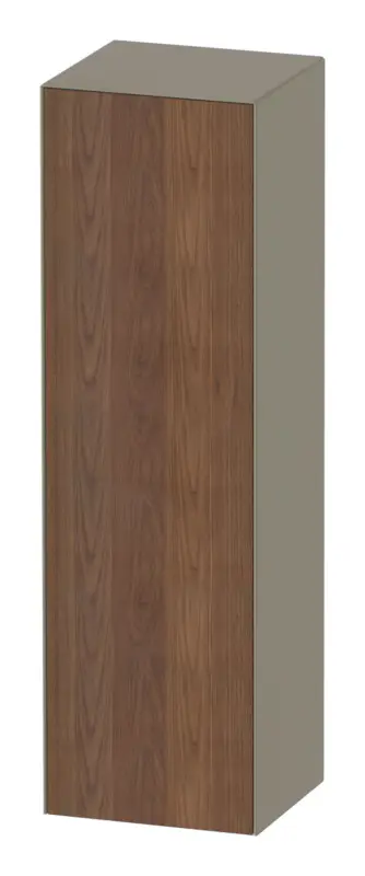 Duravit White Tulip Halbhochschrank mit 1 Tür Anschlag rechts 400 x 360 x 1320 mm - Amerik. Nussbaum Matt / Steingrau Hochglanz Lack Meistverkauft