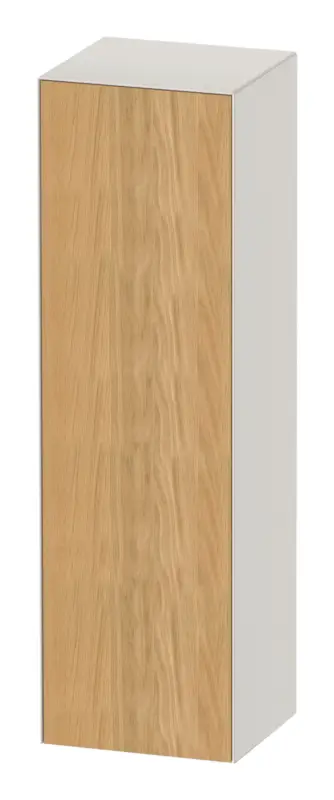 Duravit White Tulip Halbhochschrank mit 1 Tür Anschlag rechts 400 x 360 x 1320 mm - Eiche Natur Matt / Nordic Weiß Seidenmatt Lack Beliebt