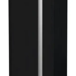 Aktuell Duravit Ketho Hochschrank mit 1 Tür Anschlag links 400 x 360 x 1320 mm - Eiche Schwarz Matt