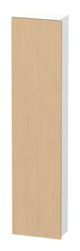 Duravit DuraStyle Hochschrank mit 1 Tür Anschlag links 400 x 240 x 1800 mm - Eiche Natur Matt / Weiß Matt Garantierte Lieferung