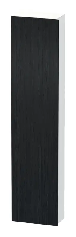 Aktuell Duravit DuraStyle Hochschrank mit 1 Tür Anschlag links 400 x 240 x 1800 mm - Eiche Schwarz Matt / Weiß Matt