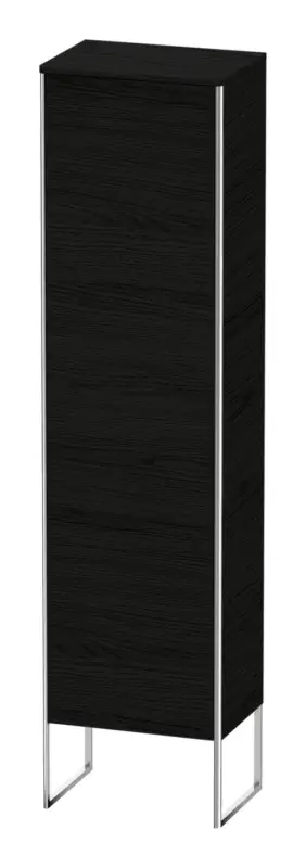 Neue Kollektion Duravit XSquare Hochschrank mit 1 Tür Anschlag links 500 x 356 x 2016 mm - Eiche Schwarz Matt