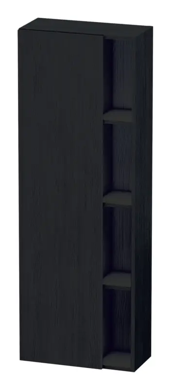 Angebot Duravit DuraStyle Hochschrank mit 1 Tür Anschlag links 500 x 240 x 1400 mm - Eiche Schwarz Matt