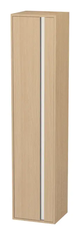 Versand Am Gleichen Tag Duravit Ketho Hochschrank mit 1 Tür Anschlag links 400 x 360 x 1800 mm - Eiche Natur Matt