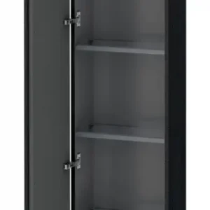 Aktuell Duravit L-Cube Hochschrank mit 1 Tür Anschlag links 400 x 1760 x 243 mm - Eiche Schwarz Matt
