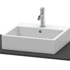 Duravit XSquare Konsole mit einem Ausschnitt mittig 1200 x 550 mm - Graphit Supermatt Wochenendangebot