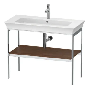 Zertifiziert Duravit White Tulip Metallkonsole für 236310 - Amerik. Nussbaum Matt
