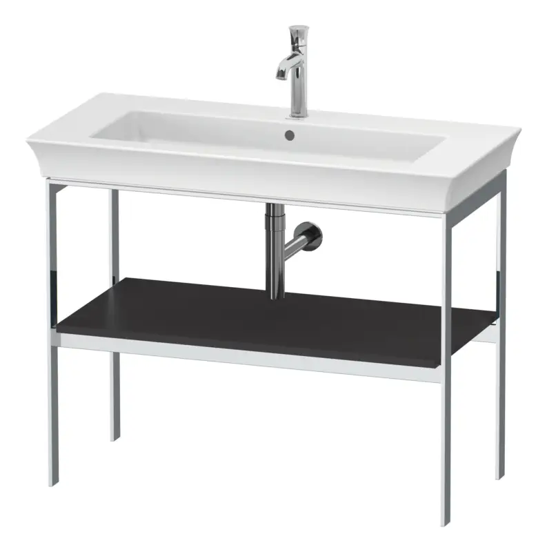 Duravit White Tulip Metallkonsole für 236310 - Graphit Seidenmatt Lack Markenware