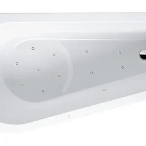 Bestseller Riho Delta Air Raumspar-Whirlpool Technik rechts 1500 x 800 mm - Weiß Glänzend