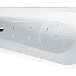 Neuheit Riho Delta Air Raumspar-Whirlpool Technik links 1500 x 800 mm - Weiß Glänzend