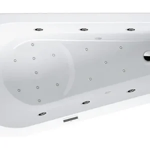 Riho Delta Joy Raumspar-Whirlpool Technik rechts 1600 x 800 mm - Weiß Glänzend Highlight