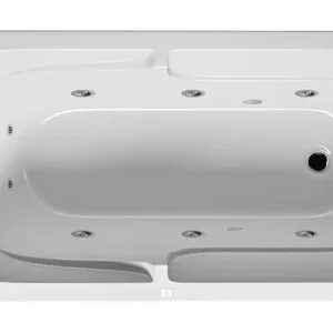 Riho Future Flow Rechteck-Whirlpool Technik rechts 1800 x 800 mm - Weiß Glänzend Letzte Chance