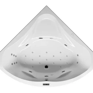 Geprüft Riho Neo Bliss Eck-Whirlpool Technik rechts 1400 x 1400 mm - Weiß Glänzend