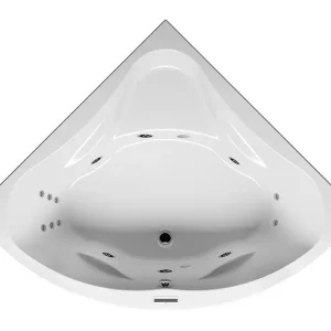 Top-Preis Riho Neo Joy Eck-Whirlpool Technik rechts 1400 x 1400 mm - Weiß Glänzend