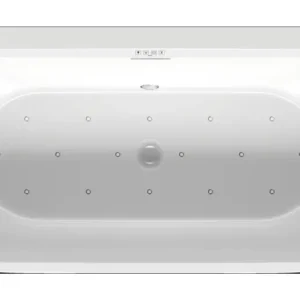 Angebot Riho Desire Vorwandbadewanne LED-Beleuchtung Sparkle Mood mit Füllfunktion 1800 x 840 mm - Weiß Seidenmatt