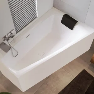 Top-Seller Riho Still Smart Plug & Play Raumsparbadewanne rechts 1700 x 1100 mm - Weiß Glänzend