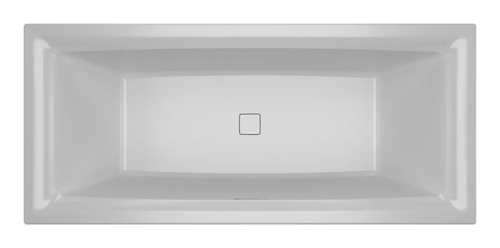 Versand Am Gleichen Tag Riho Still Square Rechteckbadewanne LED links/rechts mit Füllfunktion 1800 x 800 mm - Weiß Glänzend