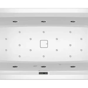 Angebot Riho Still Square Bliss Rechteck-Whirlpool Technik links LED links/rechts mit Füllfunktion 1800 x 800 mm - Weiß Glänzend