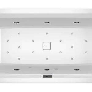 Beliebt Riho Still Square Bliss Rechteck-Whirlpool Technik links LED links/rechts mit Füllfunktion 1700 x 750 mm - Weiß Glänzend
