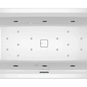 Beliebt Riho Still Square Joy Rechteck-Whirlpool Technik links LED rechts mit Füllfunktion 1700 x 750 mm - Weiß Glänzend