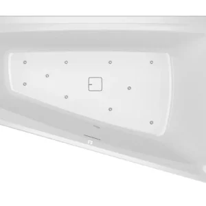 Bestseller Riho Still Smart Air Raumspar-Whirlpool Technik links LED rechts mit Füllfunktion 1700 x 1110 mm - Weiß Glänzend