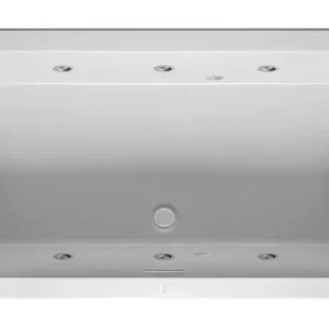 Sonderaktion Riho Rethink Cubic Flow Rechteck-Whirlpool Technik rechts 1900 x 800 mm - Weiß Glänzend