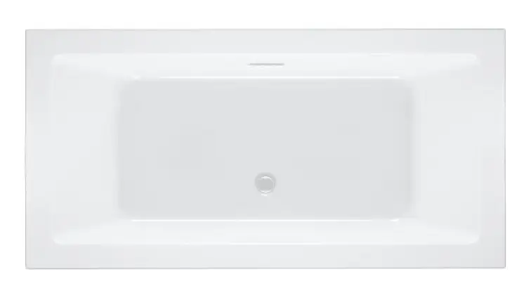 Riho Rethink Cubic Rechteckbadewanne 2000 x 900 mm - Weiß Glänzend Top-Seller