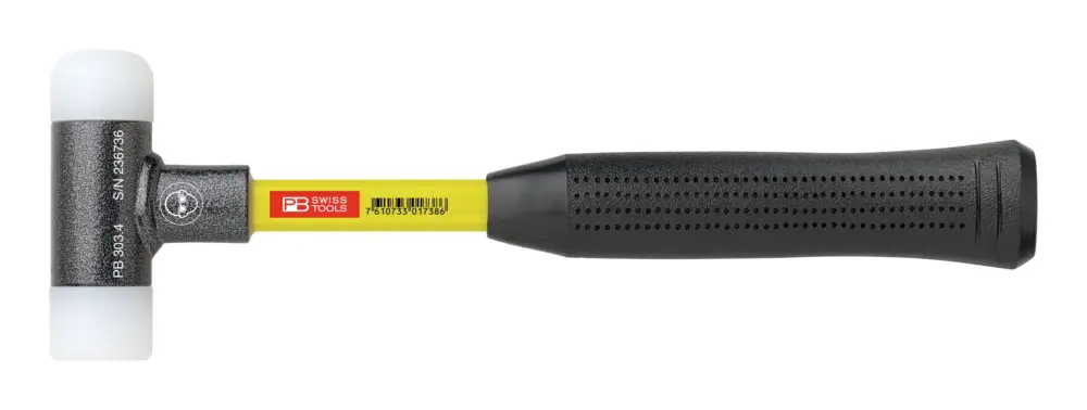 Preis Gesenkt PB Swiss Tools Schonhammer mit Glasfaserstiel rückschlagfrei 35 mm