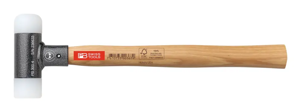 Nur Heute PB Swiss Tools Schonhammer mit Holzstiel rückschlagfrei 35 mm